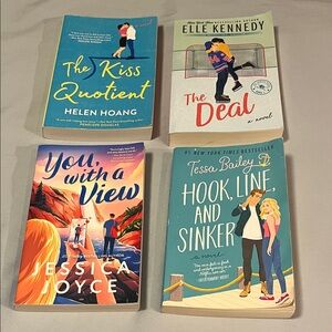 Romantic Fiction Book Set by Various Authors 4 BOOKS ROMANCE READING FUN TIME